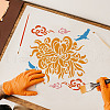 Plastic Reusable Drawing Painting Stencils Templates DIY-WH0172-547-5