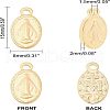 Unicraftale 304 Stainless Steel Pendants STAS-UN0006-06G-5
