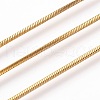 Ion Plating(IP) Handmade 304 Stainless Steel Coreana Chains CHS-G003-06G-C-1