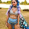Alloy & Aluminium & Clear AB Acrylic Multi-Layered Chain Tassel Sexy Suit Body Chains for Beach Party FS-WG0776D-03-2