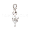 Angel Glass Pearl Pendant Decoration HJEW-JM02761-05-2