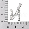 Non-Tarnish 304 Stainless Steel Pendants STAS-F235-01P-N-3