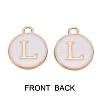 Golden Plated Alloy Charms ENAM-SZ0001-25A-L-2