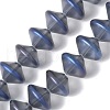 Electroplate Glass Beads Strands EGLA-G038-01A-FR01-1