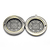 Brass Locket Pendants X-KK-F717-21AB-NR-3