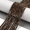Natural Tiger Eye Beads Strands G-M399-03A-01-2