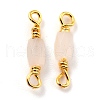 Eco-Friendly Electroplated Glass Links Connectors KK-K260-04G-12-RS-2