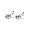 Elegant S925 Sterling Silver Stud Earrings with Rhinestone KH6473-6-1