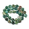 Dyed & Heated Natural Fire Crackle Agate Beads Strands G-C116-A177-01-3