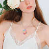 Biyun 32Pcs 8 Style 430 Stainless Steel Filigree Pendants STAS-BY0001-10-9