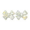 Transparent Printed Acrylic Cabochons OACR-M008-01B-1