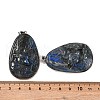 Natural Labradorite Carved Deer Big Pendants G-B085-10P-3
