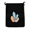 Rectangle Printed Velvet Cloth Packing Pouches ABAG-U006-03E-1