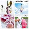 Angel Glass Pendant Decorations PALLOY-HY00018-7