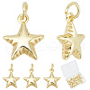 Beebeecraft Brass Pendants KK-BBC0015-30B-1