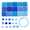 DICOSMETIC 3315Pcs 15 Colors Glass Round Seed Beads SEED-DC0001-05-1