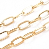3.28 Feet Ion Plating(IP) 304 Stainless Steel Paperclip Chains X-CHS-F009-02B-G-2