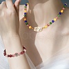 DIY Round Cat Eye Beads Bracelet Making Kit DIY-SZ0006-56A-6