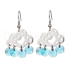 Cloud Brass Chandelier Earrings EJEW-JE05477-4