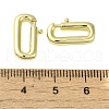 Brass Spring Gate Rings KK-B089-33G-3