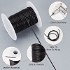 20M Round Cowhide Leather Cord WL-WH0015-01A-02-4