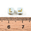 Plating Acrylic Beads OACR-N140-01C-L-3