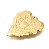 304 Stainless Steel Pendants STAS-R159-20G-2