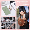  5Pcs 5 Colors Rectangle Imitation Leather Single Watch Storage Bag ABAG-NB0002-02-6