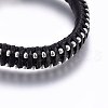 Leather Braided Cord Bracelets BJEW-E345-11B-2