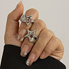 Star Alloy Adjustable Cuff Rings FS-WGD4FE5-09-1