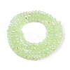 Electroplate Glass Beads Strands EGLA-A044-J1mm-L08-2