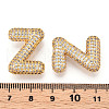 Brass Micro Pave Cubic Zirconia Pendants KK-N254-06G-Z-3