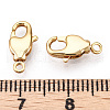 Brass Lobster Claw Clasps KK-N254-11G-3