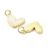 Brass Enamel Pendants KK-M324-24G-2