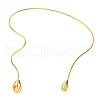 Brass Choker Necklaces NJEW-F326-01G-1