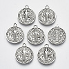 (TIBEB-A9489-AS-FF) Tibetan Style Alloy Pendants TIBEP-N005-12AS-RS-1