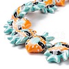 Handmade Porcelain Beads PORC-G002-54E-3