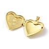 Brass Locket Pendants KK-C092-25G-09-2
