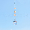 Crystal Glass Sun Catcher Pendant PW-WGA4FA9-06-1