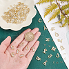 Olycraft 26Pcs 26 Style Initial Letter Alphabet Shape Alloy with Rhinestone Charms FIND-OC0003-25-3