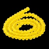 Transparent Glass Beads Strands X-EGLA-A034-T10mm-MD17-4