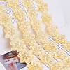 Gorgecraft 5 Yards Organza Lace Embroidery Costume Accessories DIY-GF0005-18A-5