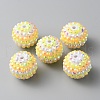 Resin Rhinestone Beads RESI-TAC0004-28P-2