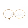 Ion Plating(IP) 316L Surgical Stainless Steel Hoop Earring Findings STAS-D164-07G-2