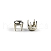 Brass Four-Claw Rivets KK-WH0076-12P-01-1