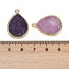 Natural Lepidolite Pendants G-K347-08G-02-3