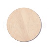Wooden Carved Cup Mats AJEW-P103-01H-2