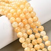 Natural Yellow Jade Beads G-Q277-1-1