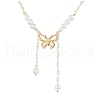 Brass and 304 Stainless Steel Necklaces NJEW-JN04877-3