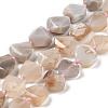 Natural Cherry Blossom Agate Beads Strands G-NH0010-G02-01-2